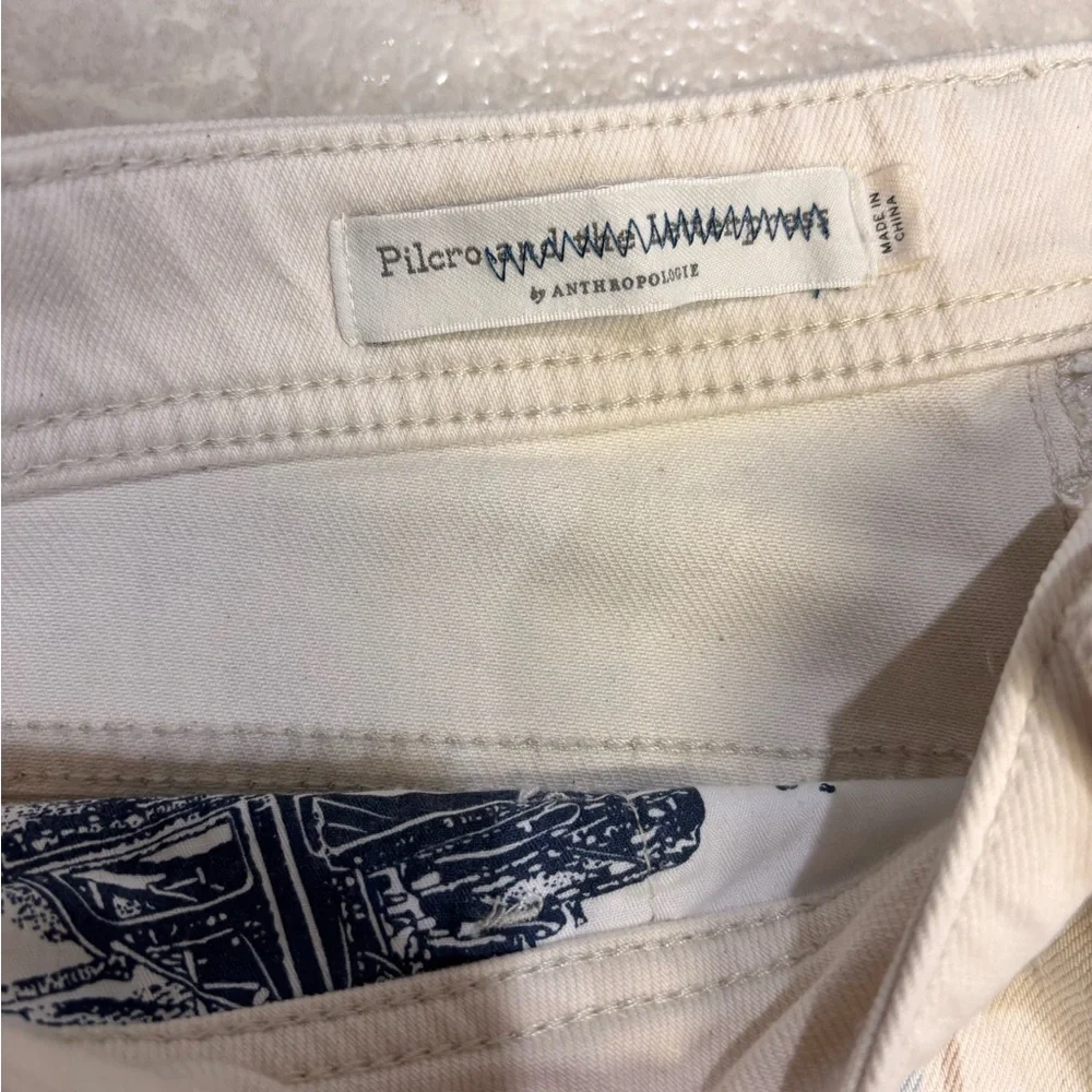 Anthropologie Pilcro Fleur High-Rise Slim Boyfriend Jeans Size 28 - Picture 13 of 13